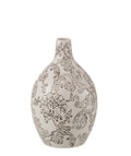 Vase Zen Rond Porcelaine Blanc/Noir