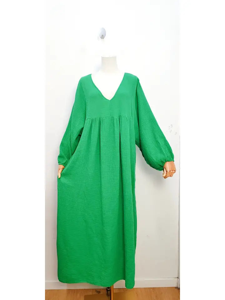 Robe En Gaz De Coton
