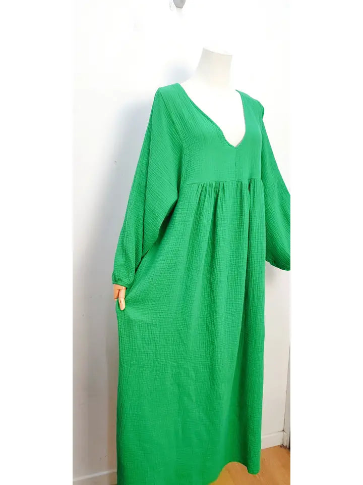 Robe En Gaz De Coton